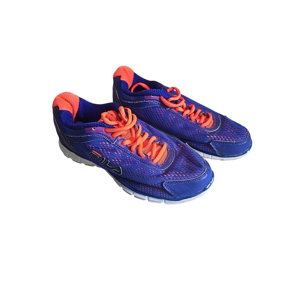 FILA Running Shoes Womens Size 8 Purple‎ Orange Athletic Sporty Gym 5SR20199-456